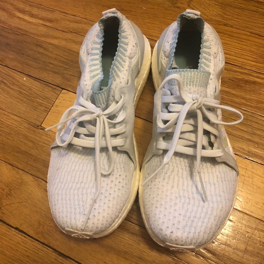 Blue/White Adidas Parley x Ultraboost Sneakers